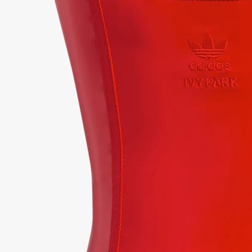 Ivy Park, Ivy Heart Red Latex Dress, Size XS - Picture 10 of 15